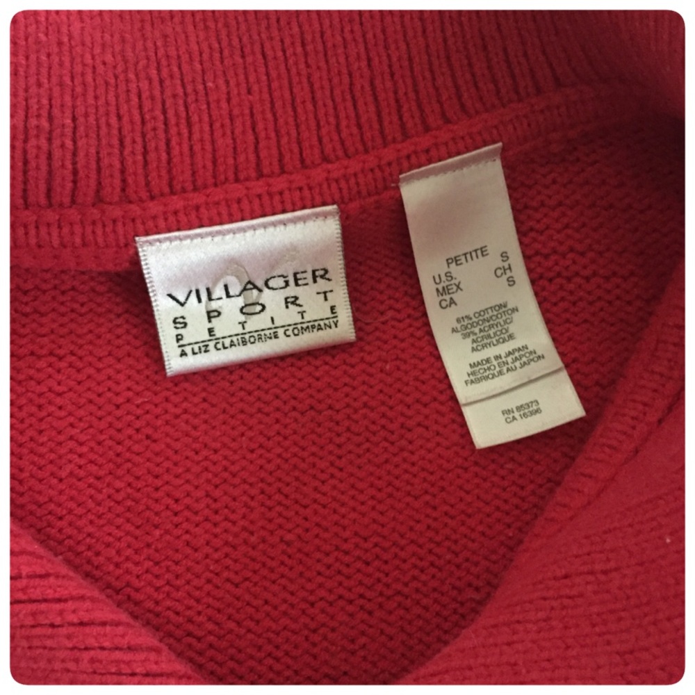 Vintage Liz Claiborne Nautical helm ship sweater, SP - Picture 4 of 8